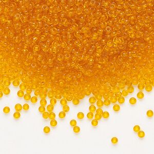 Seed bead, Preciosa Ornela Czech glass, pkg/500g, #11 rocaille, transparent hyacinth, (80060).