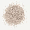 Seed bead, Preciosa Ornela Czech glass, 1pkg50g, 2.8-3.2mm rocaille, opaque matte terra dyed taupe rose chalkwhite (06473) image number 1