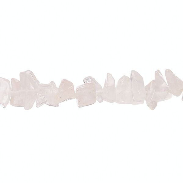 Rose quartz 1pkg1, chip bead natural 15 inch small image number 0