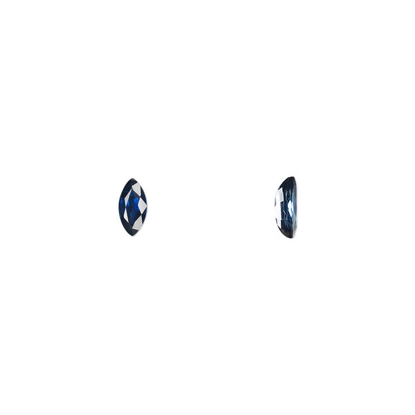 Gem, sapphire (heated), 6x3mm faceted marquise, A grade, Mohs hardness 9. Sold individually. image number 0