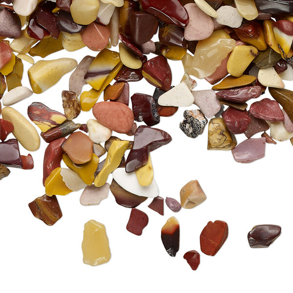 Inlay chip, moukaite jasper (natural), mini undrilled chip, Mohs hardness 6-1/2 to 7. Sold per 2-ounce pkg. image number 0
