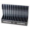 Plier rack, Plyworx PliersRack II, ABS plastic, grey, 12-3/4 x 9 x 3-1/4 inches with 15 slots. Sold individually. image number 1