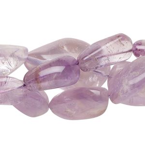Amethyst 1pkg3, hand-cut nugget bead 14 inch mix large