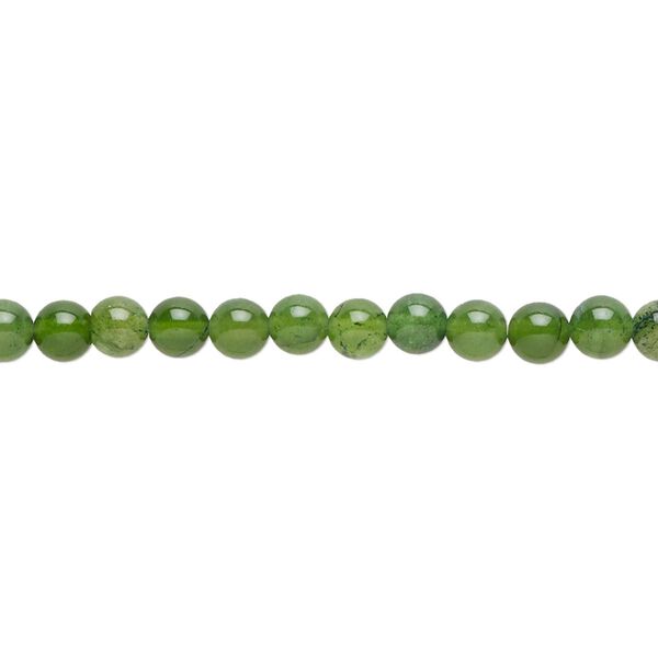 Quartz 1pkg1, round bead 15 inch 3-4mm image number 0