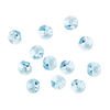 Drop 12pk aquamarine, Crystal Passions® 6mm pendant mini disk 6428 image number 1