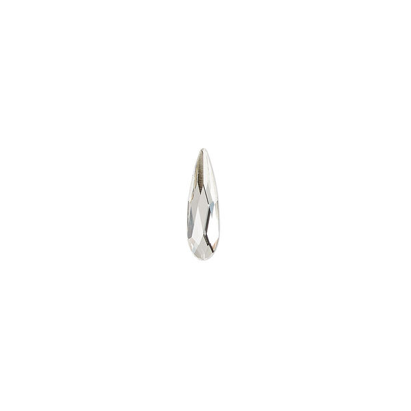 Flat back 6pk crystal foil back, Crystal Passions® 10x2.8mm raindrop 2304 image number 0