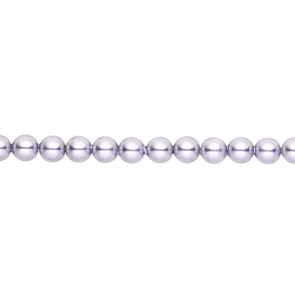 Pearl 100pk lavender, Crystal Passions® 4mm round 5810 image number 0