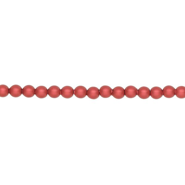 Pearl 1000pk rouge, Crystal Passions® 3mm round 5810 image number 0