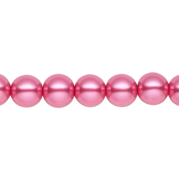 Pearl 1pk pink, Celestial Crystal&reg; 8mm round 15.5-16 inch image number 0