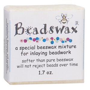 Beadswax®, 1.7 ounce block. Sold individually.