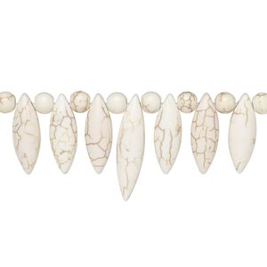 Magnesite 1pkg15, marquise focal 30x8mm / 23x8mm / 6mm