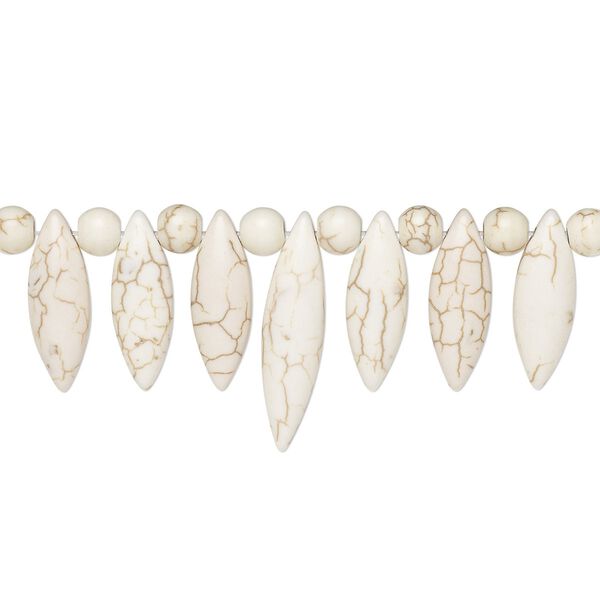 Magnesite 1pkg15, marquise focal 30x8mm / 23x8mm / 6mm image number 0