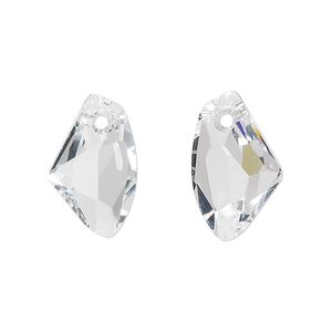 Drop 48pk crystal, Swarovski® 19x11mm pendant galactic vertical 6656