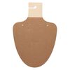 Necklace / earring card, flocked plastic, camel, 9.5 x 6.5 inches. Sold per pkg of 2. image number 0