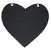 Memory board, cotton / wood / nylon ribbon / gold-finished steel, natural and silver, 17x16-1/2 inch heart. Sold individually. image number 1