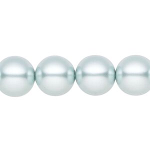Pearl 10pk light blue, Preciosa Czech crystal 12mm round