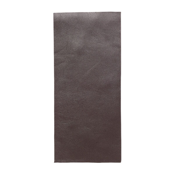 Sheet, leather, brown, 9x4-inch rectangle, 0.7-0.8mm thick. Sold individually. image number 0
