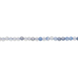 Blue aventurine 1pkg1, faceted round bead natural 15.5 inch 2-2.4mm
