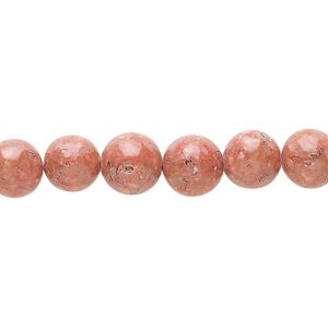 Multi-gemstone / mother-of-pearl shell / resin 1pkg1, round bead 15 inch 7-9mm