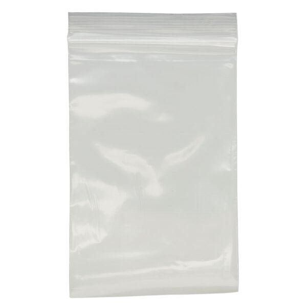 Bag, Tite-Lip™, plastic, clear, 4x6-inch top zip. Sold per pkg of 1,000. image number 1