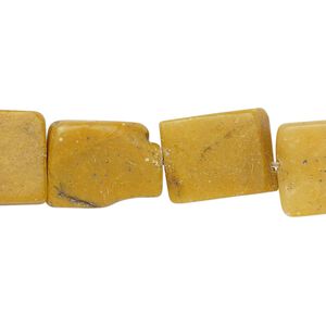 Marble 1pkg1, flat rectangle bead 15 inch 16x13mm-20x16mm