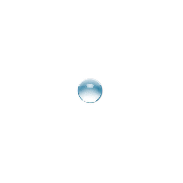 Sky blue topaz 1pkg1, calibrated round cab A- grade, 6mm image number 0