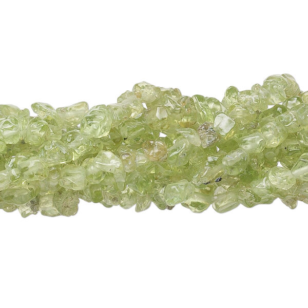Peridot 1pkg10, chip bead natural C grade, 35 inch mini image number 0