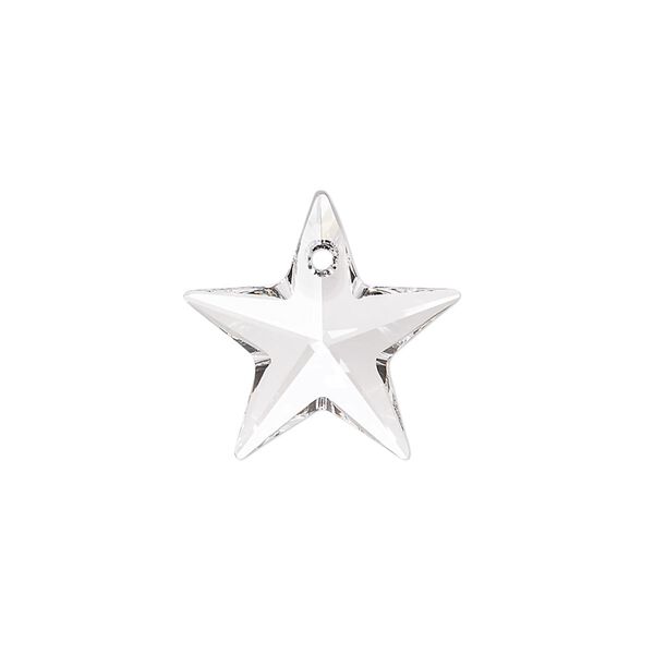 Drop 48pk crystal, Swarovski® 20x19mm pendant star 6714 image number 0
