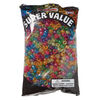 Pony bead mix 1pkg900, The Beadery&reg; plastic, translucent, jelly colors, 9x6mm (750V467) image number 1