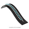 Display, bracelet, acrylic, black. 7-1/2 x 2 x 1-3/8 inch curved ramp. Sold per pkg of 4. image number 1