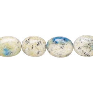 K2 "jasper" 1pkg1, hand-cut puffed oval bead natural 8 inch 12x9mm-14x11mm