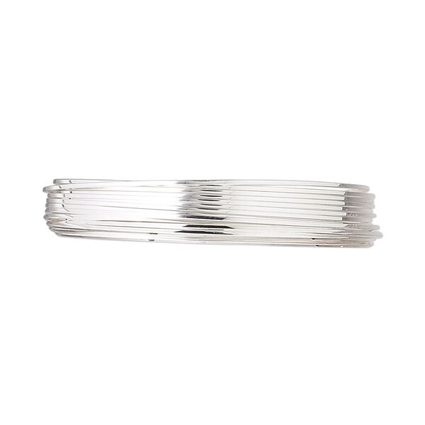 Wire, sterling silver, full-hard, square, 24 gauge. Sold per pkg of 5 feet. image number 0