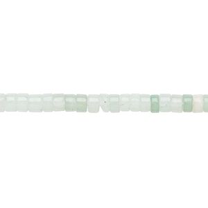 Green aventurine 1pkg1, heishi bead natural 15.5-16 inch 4x2mm