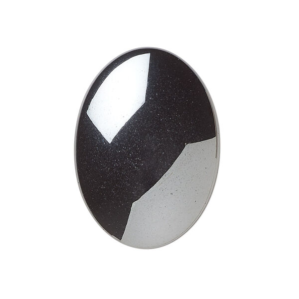 Cabochon, Hemalyke™ (man-made), 30x22mm calibrated oval. Sold individually. image number 0