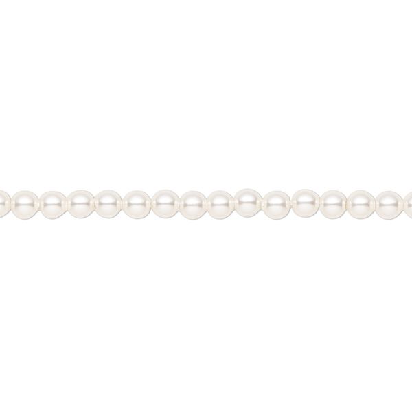 Pearl 1000pk white, Swarovski® 3mm round 5810 image number 0