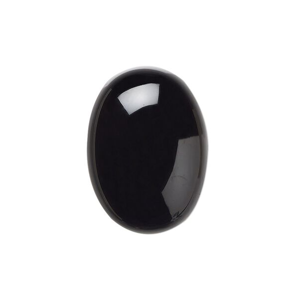 Black onyx 1pkg2, calibrated oval cab 25x18mm image number 0