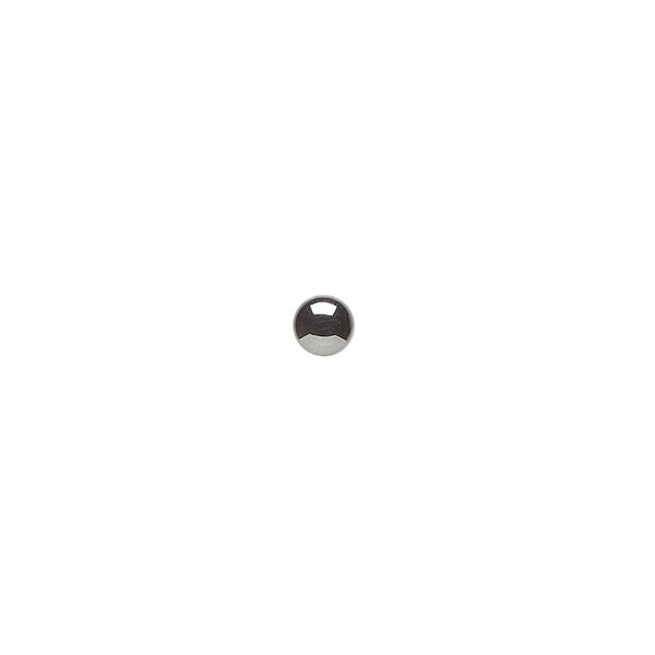 Cabochon, Hemalyke™ (man-made), 4mm calibrated round. Sold per pkg of 16. image number 0
