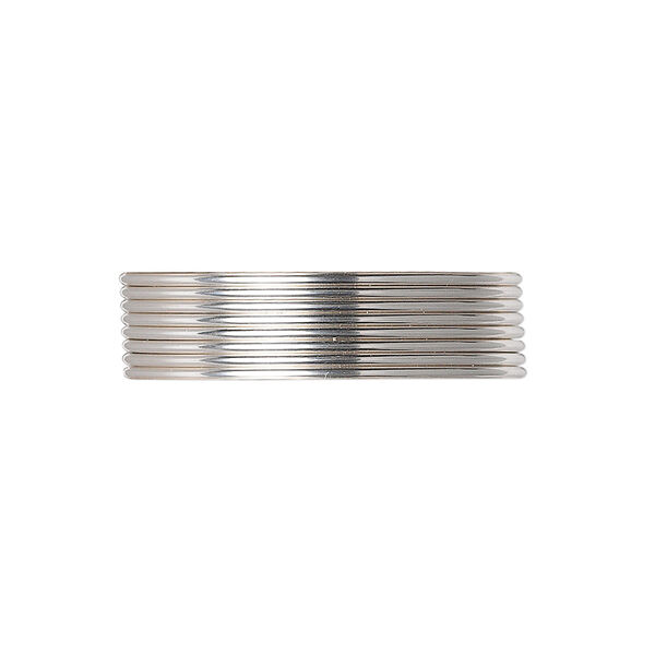 Wire, Argentium® silver, full-hard, round, 20 gauge. Sold per pkg of 25 feet. image number 0