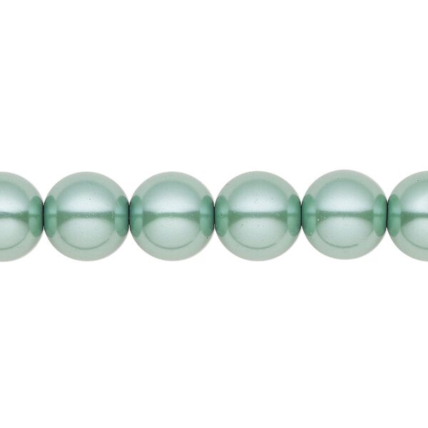 Hemalyke™ 1pkg1, pearlescent round bead 15.5-16 inch 10mm image number 0