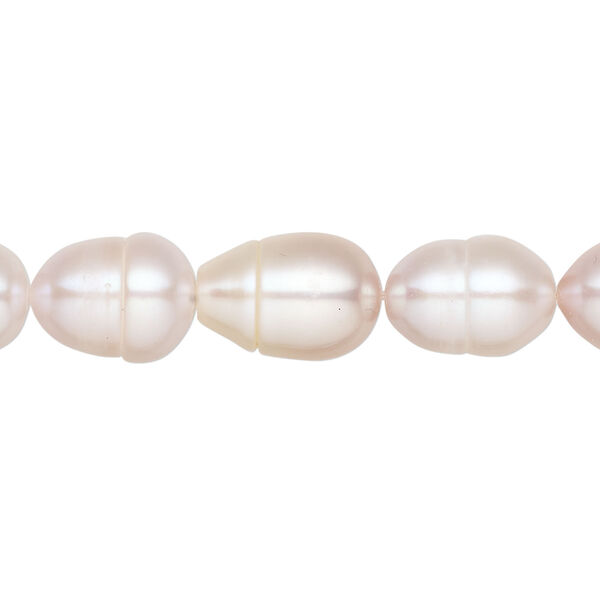 Freshwater pearl 1pkg1, rice natural, 15 inch mauve 8-9mm cultured image number 0