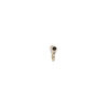 Bead, 14Kt gold-filled, 20x2mm curved tube with 3 loops. Sold individually. image number 1