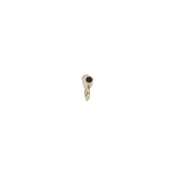 Bead, 14Kt gold-filled, 20x2mm curved tube with 3 loops. Sold individually. image number 1