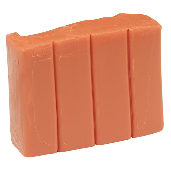 Polymer clay, Sculpey® PREMO, burnt orange. Sold per 2-ounce bar. image number 0
