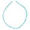 Bead 1pk Kingman turquoise, stabilized, B grade 3.5mm-5.5mm graduated hand-cut round 15.5-16 inch image number 0