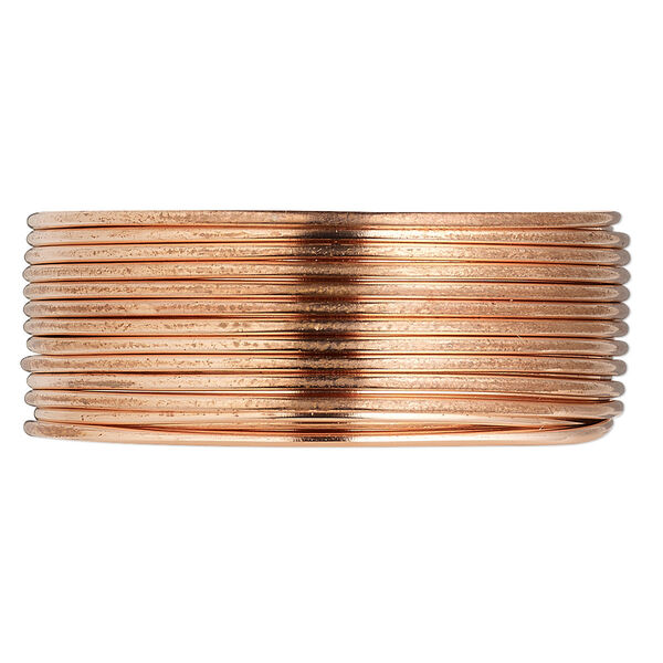 Wire, copper, half-hard, round, 16 gauge. Sold per 50-yard coil. image number 0