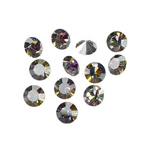 Chaton 288pk crystal vitrail medium foil back, Preciosa MAXIMA Czech crystal rhinestone 6.14-6.32mm 15-cut faceted round SS29