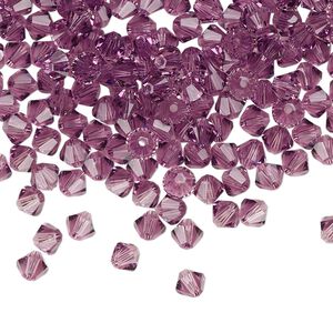 Bead 1440pk iris, Swarovski® 4mm XILION bicone 5328