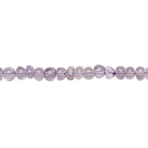 Amethyst 1pkg1, hand-cut uneven rondelle bead natural 13 inch 3x2mm-5x4mm