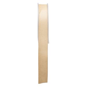 Cord, leather, tan, 20mm flat. Sold per 5-yard spool.