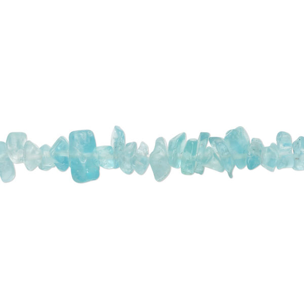 Bead, apatite (natural), small chip, Mohs hardness 5. Sold per 34-inch strand. image number 0